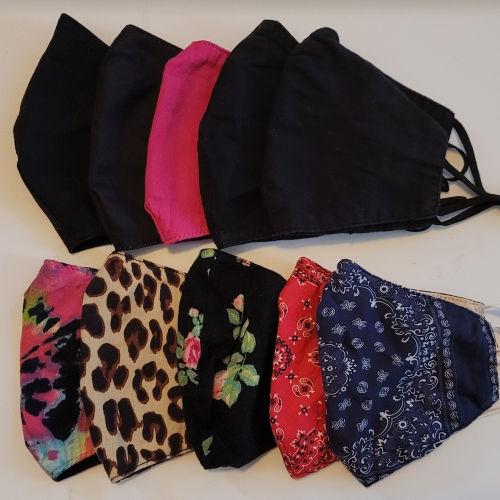 Assorted Wire-free and Wired Cloth Face Masks